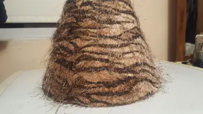 FURRY (down feathers) LAMP SHADE, View more