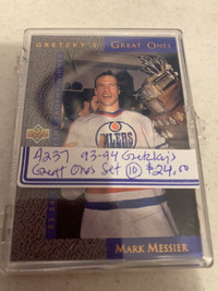 1993-94 Upper Deck Gretzky’s Great Ones SET of 10 Showcase 305