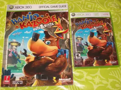 I have the game and the book of Banjo-Kazooie- Nuts & Bolts. $10.