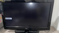 37" LG TV and Apple Media Player