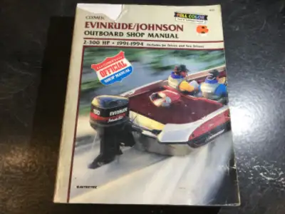 1991-1994 Evinrude & Johnson 2-300 HP Outboard Shop Manual, View more