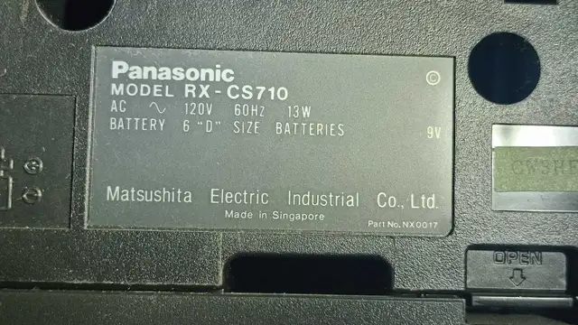 Panasonic RX-CS710 in Stereo Systems & Home Theatre in St. Albert - Image 4