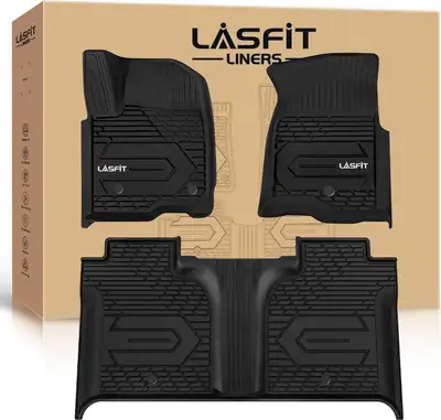 New LASFIT floor mats for chevy silverado and gmc sierra. These are excellent mats with great covera...