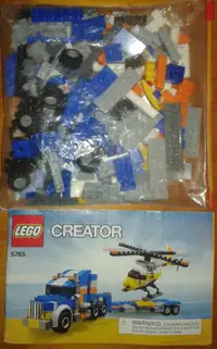 Lego Creator 4893 Revvin' Riders, Lego 5765 Transport Truck