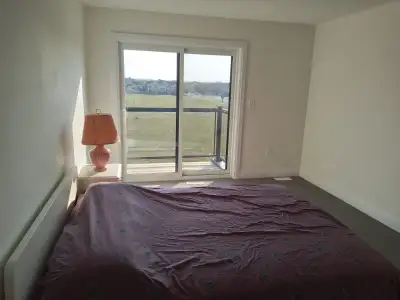 Master bedroom with a balcony and a breathtaking view. Ensuite washroom with 2 basins washtub and st...