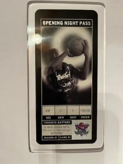 Toronto Raptors Opening Night Pass Ticket, View more