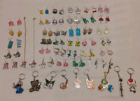 Earrings, Necklaces, Keychains, Charm Bracelets, Ornaments