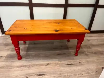 Solid Pine 3 board Coffee Table., View more