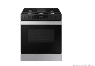 Samsung Bespoke 30" 6.0 Cu. Ft. Slide-In Gas Range with Air Fry, View more