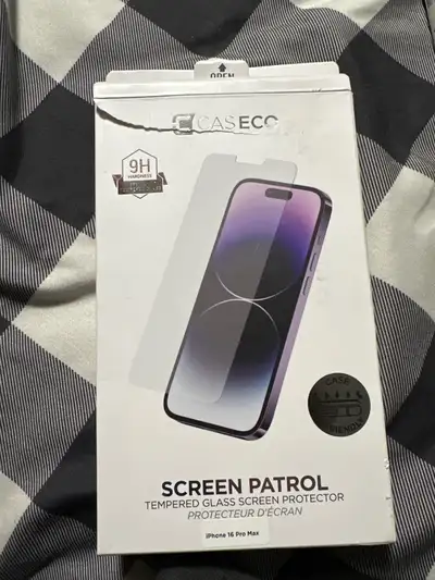 caseco screen protector iPhone 16 pro max, View more