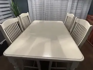 Table de salle à diner en bois massif, View more