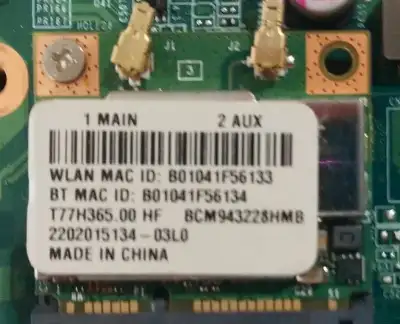 Foxconn T77H365.00 BCM943228HMB Half MINI PCI-E Card, View more