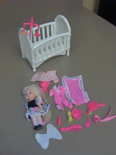 1994 Barbie's little sister Kelly doll, View more