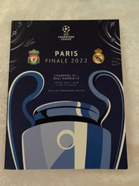 UEFA 2022 Champions League Final Program