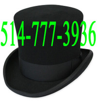 Chapeau Topper Top Hat Haut de Forme Style Victorian Neuf