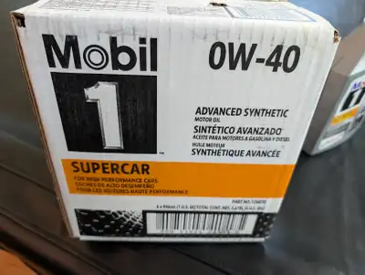 Mobil Oil - Super Car  0W40  New, View more