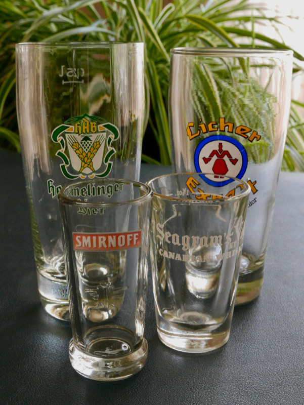 Vintage Barware: Shot Glasses & German Beer Glasses in Arts & Collectibles in Kelowna