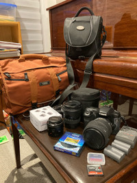 Canon DSLR, 3 Canon/Sigma lens and accessories