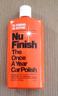 Nu Finish The Once A Year Car Polish