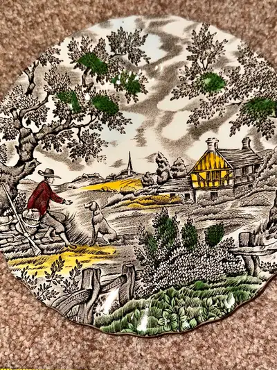 Myott “The Hunter” made in England Collectible Plate 7” in dia., View more