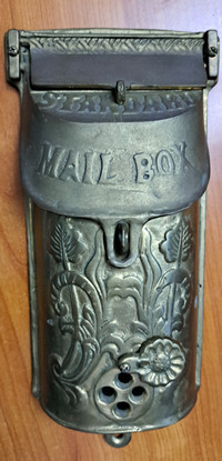 Vintage Brass & Cooper Original Standard Mail Box