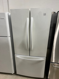 Kenmore 30” white bottom freezer fridge 
