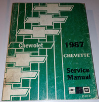 1987 Chevrolet Chevette Service Manual