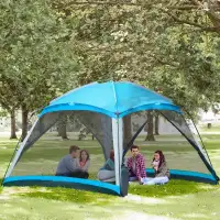 141.75" x 141.75" x 86.5"8 Person Camping Tent,