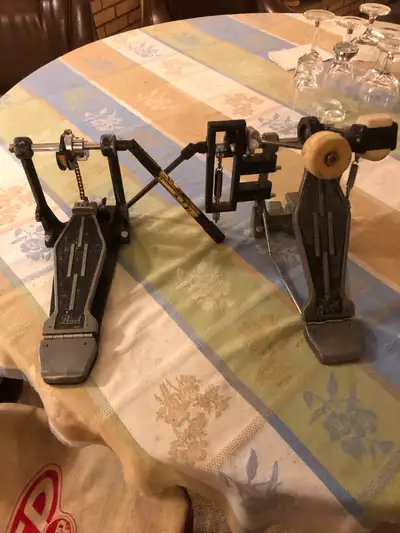 vintage 1980s Pearl Power Double Kick Pedal, View more