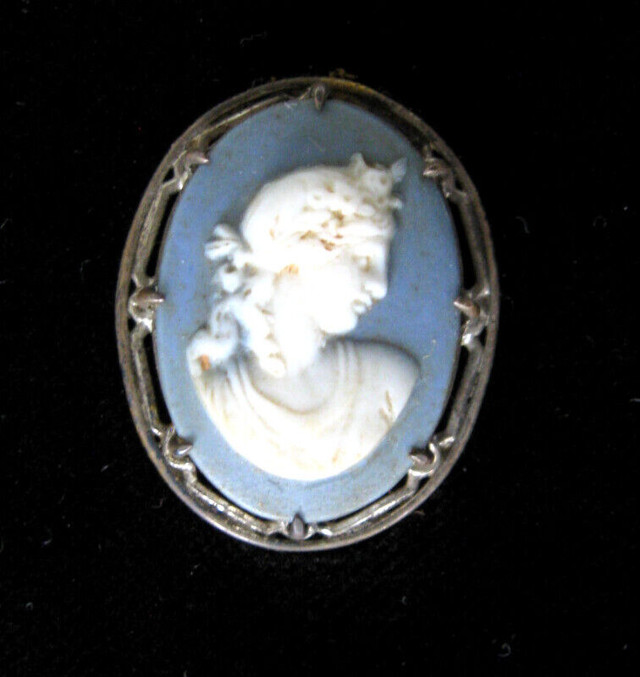 TROIS CAMEES MINIATURE VINTAGE LOT of THREE MINIATURE CAMEOS dans Art et objets de collection  à Ouest de l’Île - Image 4