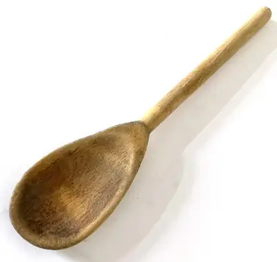 Antiquité 1930 Collection Cuillère primitive en bois, View more