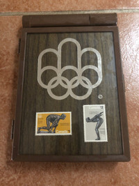1976 Montreal Olympics Stamp Set In Storage Case