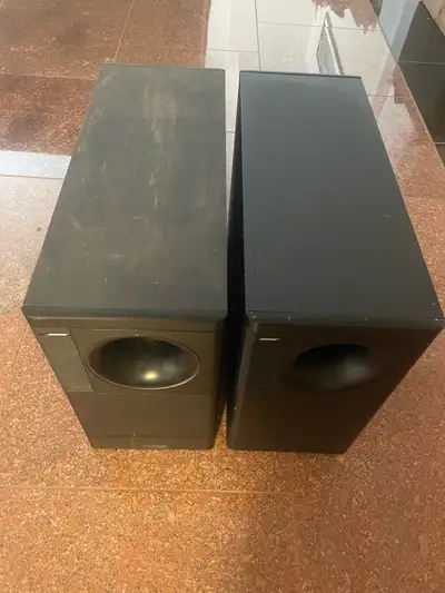 Bose subwoofer speakers, perfect for enhancing your audio experience with rich sound quality. Additi...