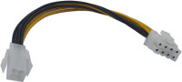New 4-Pin Male to 8-Pin Female PCI Express ATXPower Cable (20CM)