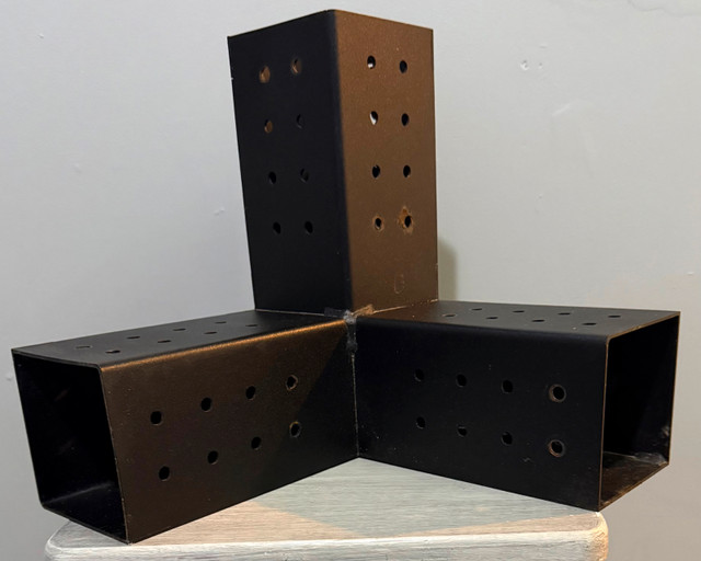 TojaGrid-(x4)Trio Corner Pergola Brackets-For4x4s+SunShade-120$ in Other in Timmins - Image 4