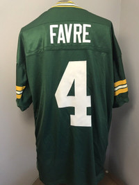 Authentic Reebok Brett Favre Green Bay Packers Football Jersey