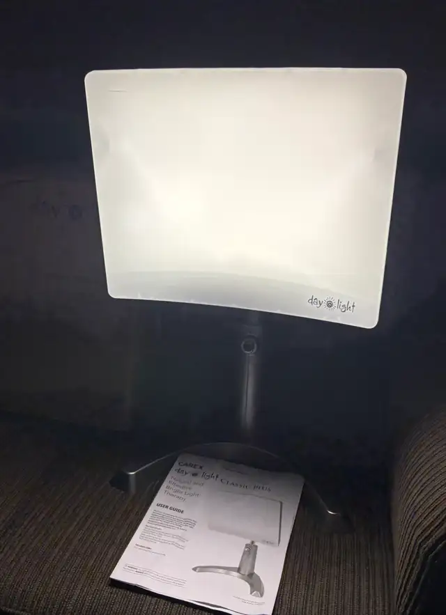 Brand new Carex Day-Light Classic Plus Bright Light Therapy Lamp in Indoor Lighting & Fans in London - Image 10