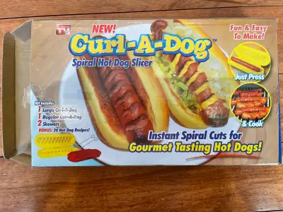 Curl-A-Dog - Hot Dog Slicer - As Seen on TV, View more