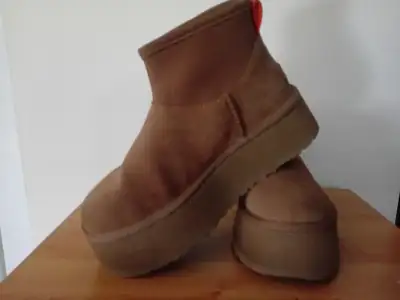 UGG Platform Boots & UGG Cork Wedges-Both In EXCELLENT Condition, View more