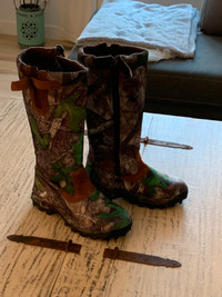 Rocky Men's  Waterproof Side-Zip Snake Boot, Hunting Boots,