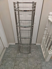 Glass shelf or tower or organizer 