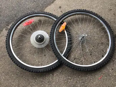 2 pairs of Bike Wheels - 1.95 & 2.10 - each $50, View more