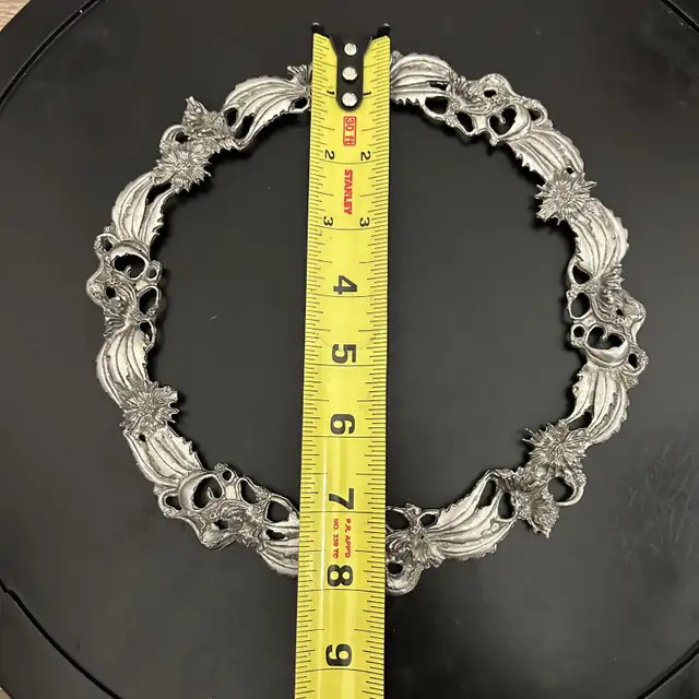 Vintage Pewter Plate Frame by Wilton Columbia, USA in Arts & Collectibles in Calgary - Image 8