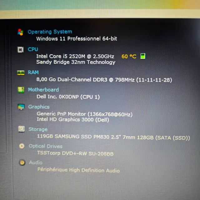 Laptop Dell Latitude | Intel i5 | 8 Gb RAM | 128 Gb SSD in Laptops in Laval / North Shore - Image 4