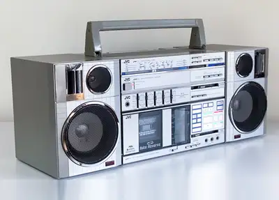 Offering a rare vintage JVC PC-B55K boombox mini component stereo system. Everything appears to work...