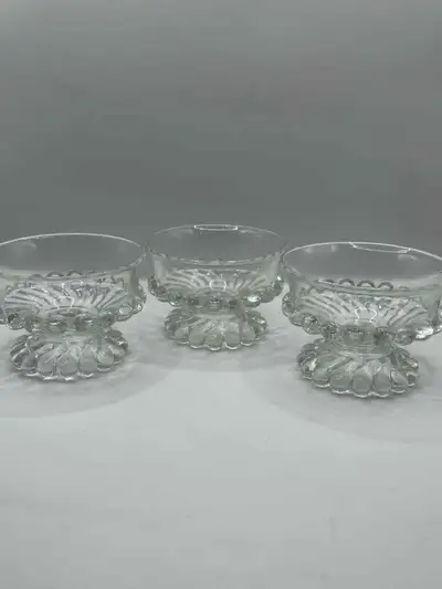 Vintage Glass Dessert Sorbet T Bowls - Studio Nova Citadel Style, View more