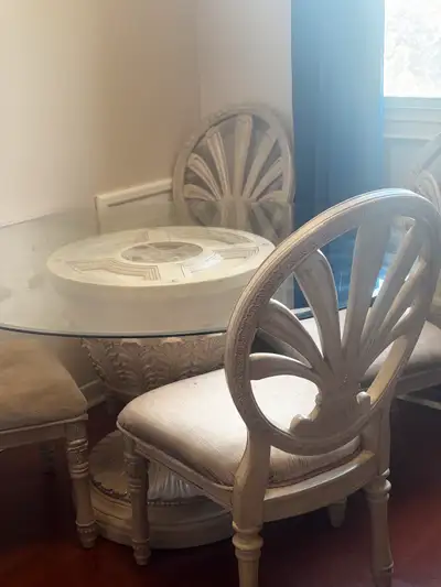 Round Glass table, View more