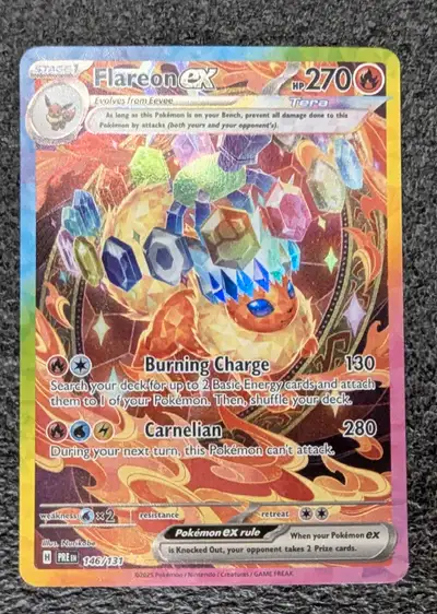 Pokemon - Flareon ex - #146  - Prismatic Evolutions, View more