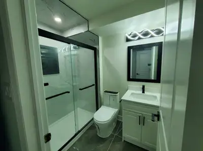 2 bed Basement for rent, View more