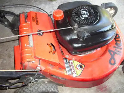 Self Propelled Lawnmower with rear bag, View more